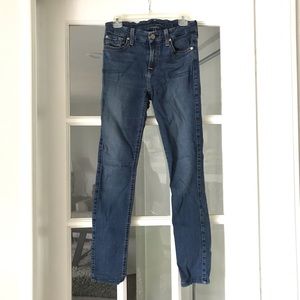 7 For All Mankind "the midrise skinny" jean